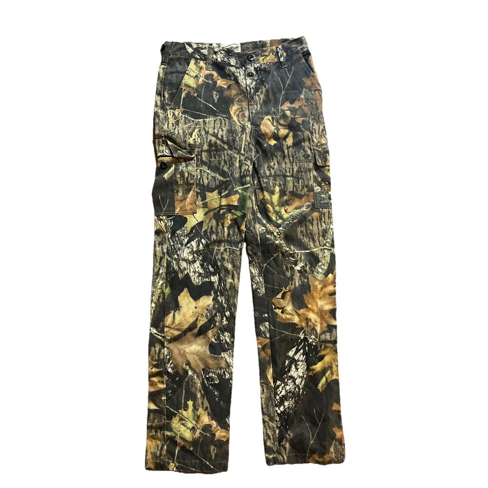 Mossy Oak Field Staff Camo Cargo Pants Hunting Outdoor Youth/X-Large